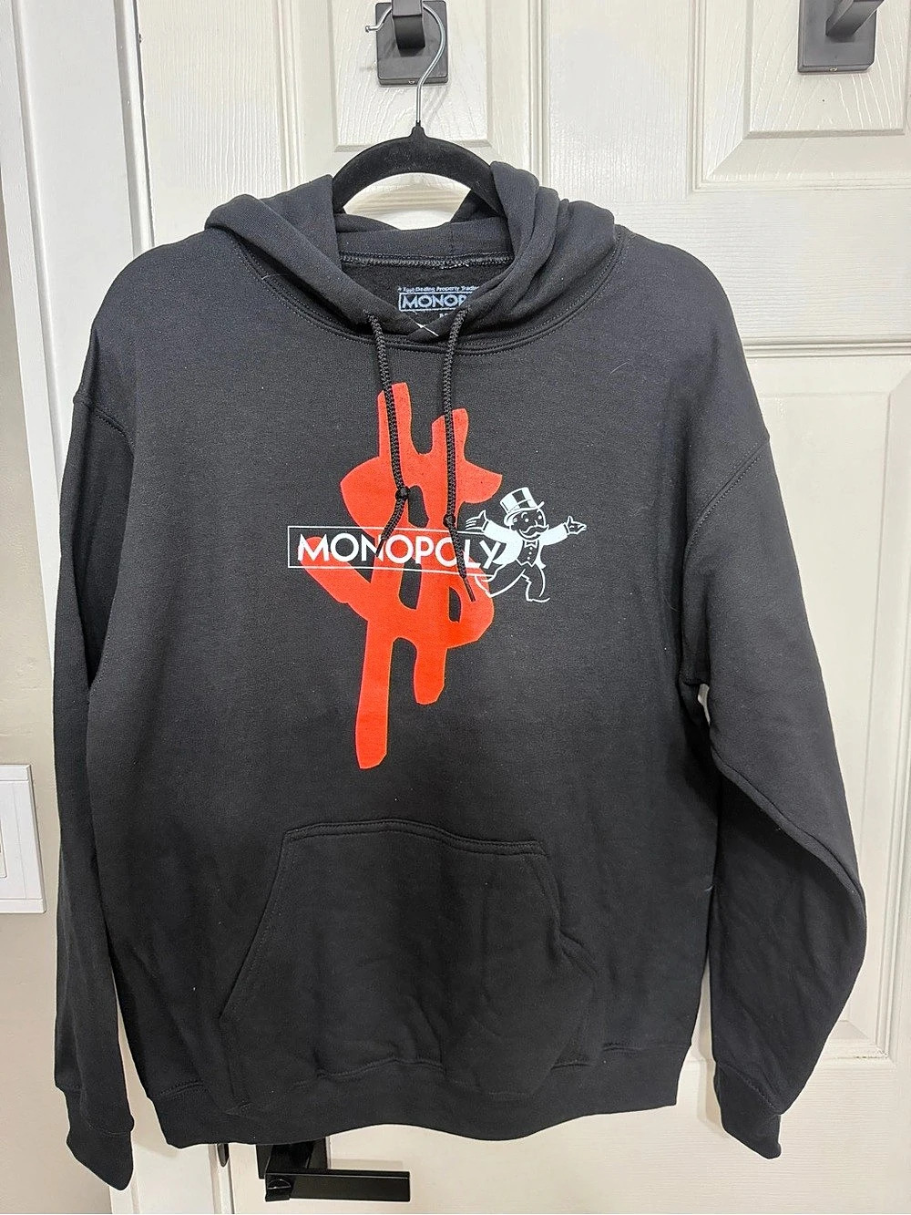 MONOPOLY Graphic Hoodie in Black Medium